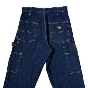 90s Vintage Stan Ray painter carpenter jeans dark wash highwaisted utility.